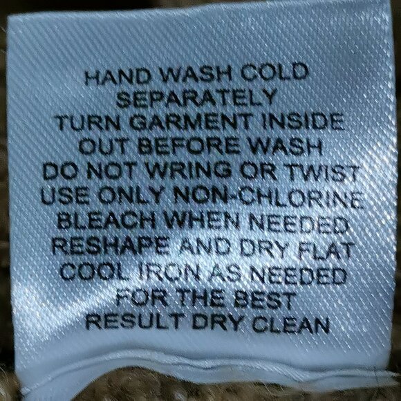 Camel 3/4 Sleeve Oversized Batwing Tunic Style Turtleneck Size L EUC # 178 - Picture 7 of 8